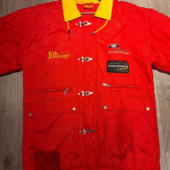 Michael Schumacher red formula one f1 long coat in original condition - Picture 3 of 10